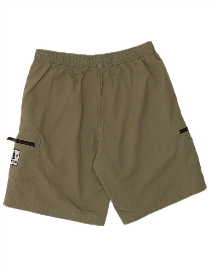 Adidas Mens Sport Shorts Medium Khaki Nylon