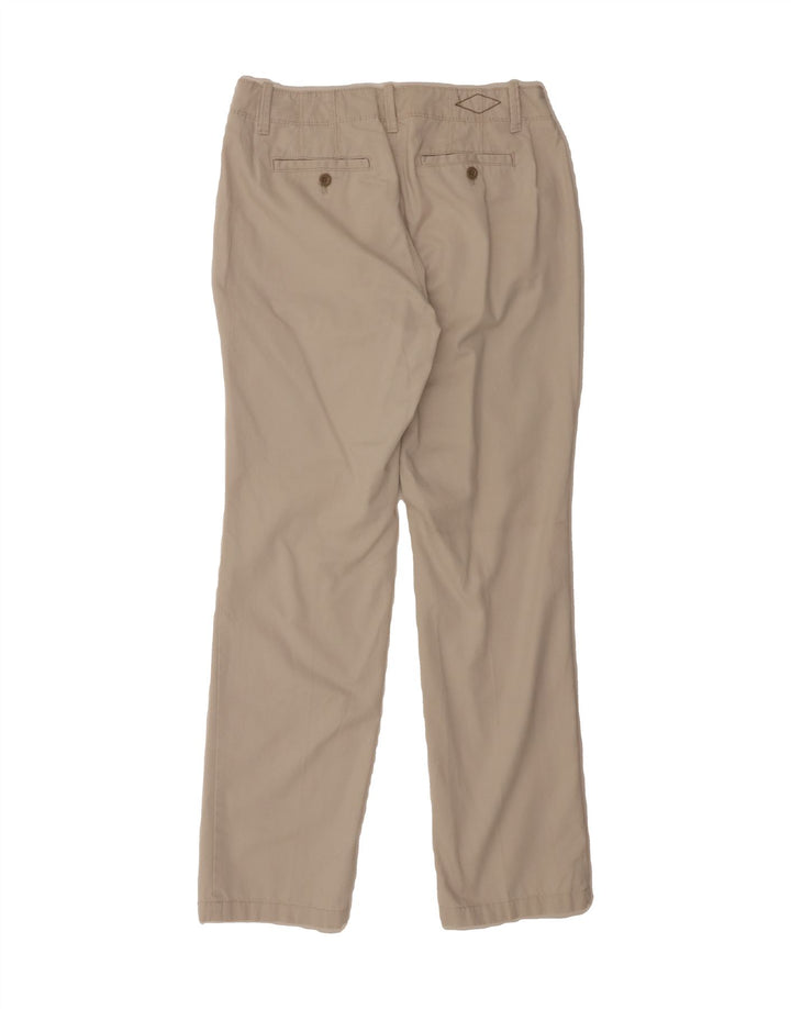 EDDIE BAUER Womens Straight Chino Trousers US 8 Medium W30 L31 Beige Vintage Eddie Bauer and Second-Hand Eddie Bauer from Messina Hembry 
