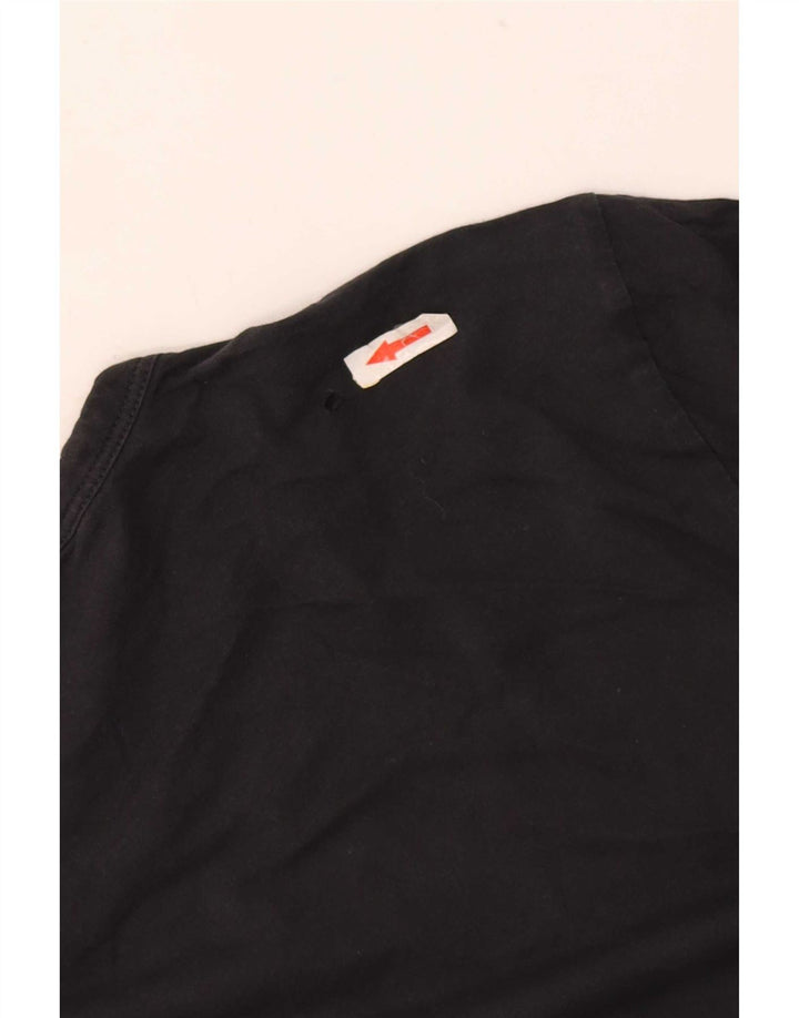Hugo Boss Mens T-Shirt Top Medium Black Cotton