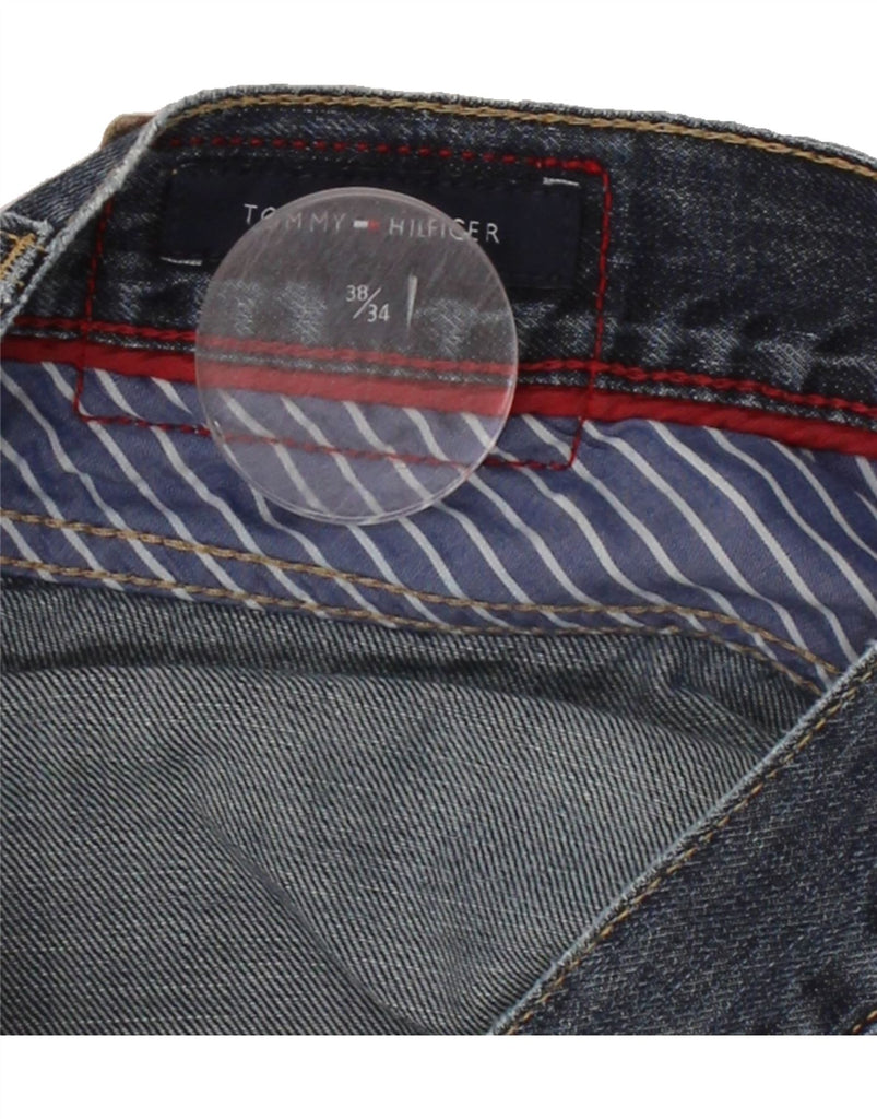 TOMMY HILFIGER Mens Straight Jeans W38 L34 Navy Blue Cotton Vintage Tommy Hilfiger and Second-Hand Tommy Hilfiger from Messina Hembry 