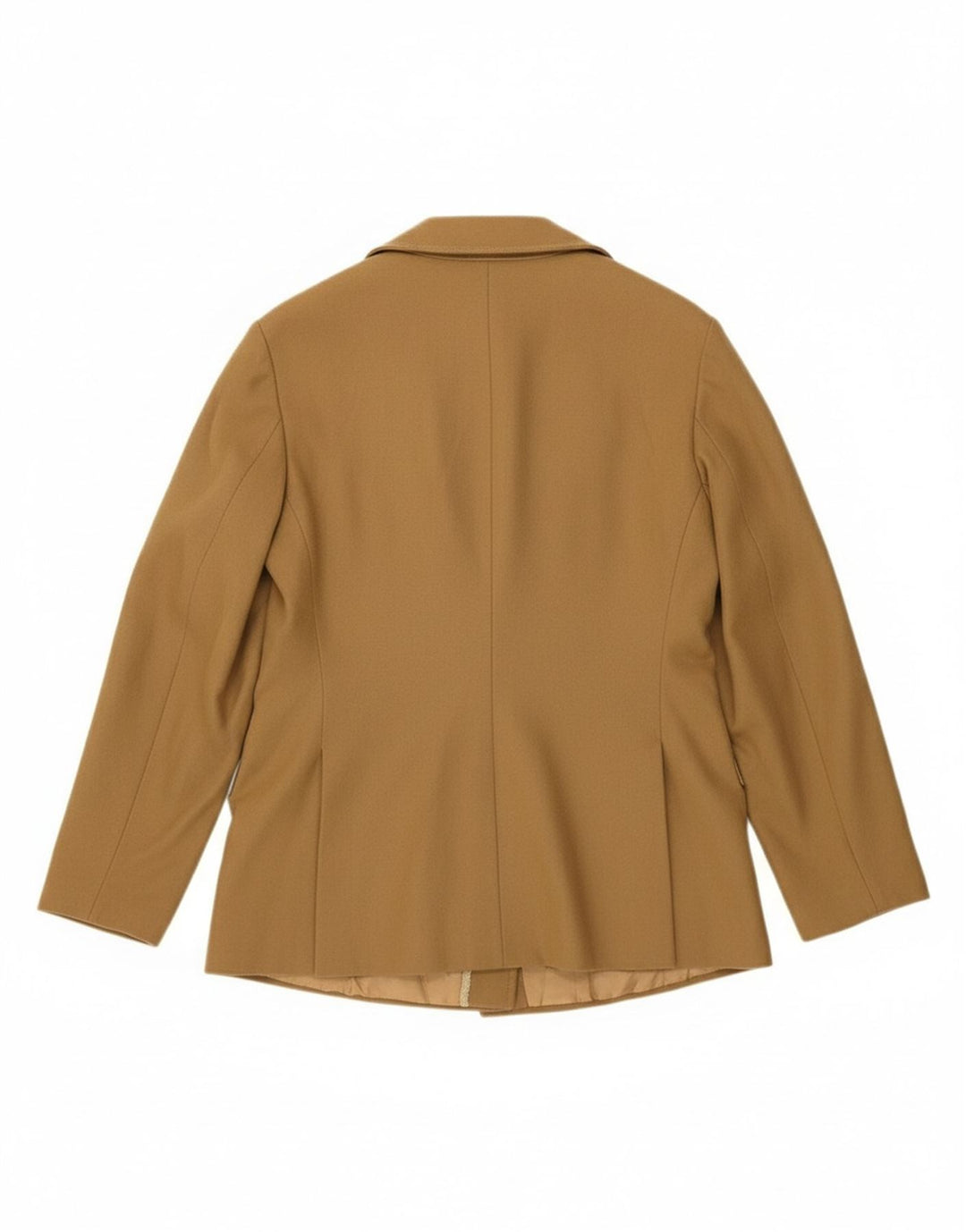VINTAGE Womens Double Breasted Blazer Jacket UK 14 Medium Brown