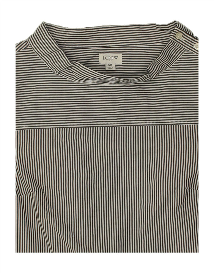 J. CREW Womens Oversized Blouse Top US 00 2XS Navy Blue Pinstripe Vintage J. Crew and Second-Hand J. Crew from Messina Hembry 