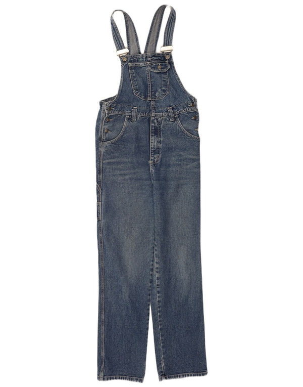 Vintage Womens Dungarees Straight Jeans W30 L30 Blue Cotton