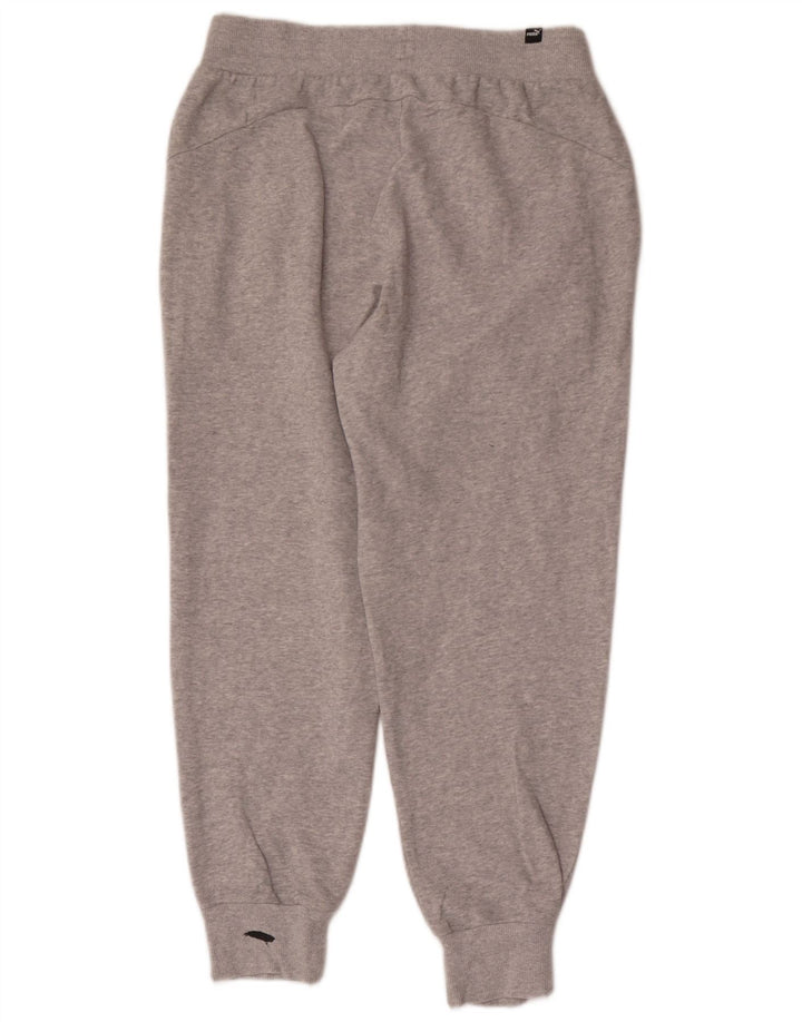 PUMA Womens Tracksuit Trousers Joggers UK 14 Medium  Grey Cotton