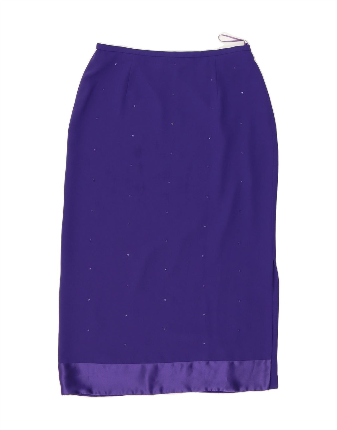 JACQUES VERT Womens Straight Skirt UK 14 Large  W34  Purple Polyester Vintage Jacques Vert and Second-Hand Jacques Vert from Messina Hembry 