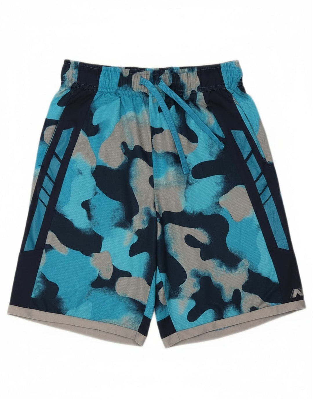 Russell Athletic Boys Sport Shorts 14-15 Years XL Blue Camouflage Polyester