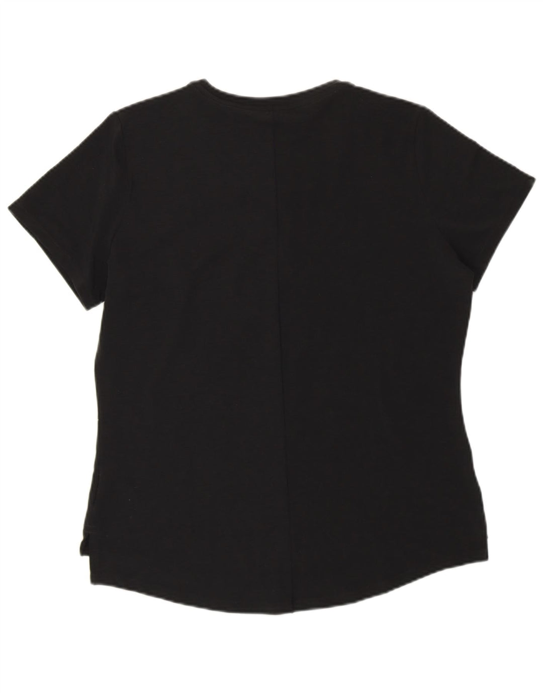 Nike Womens T-Shirt Top UK 12 Medium Black