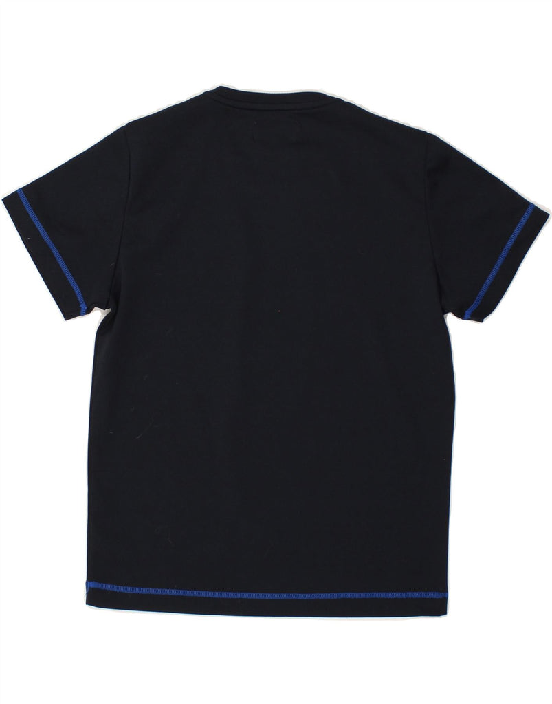 AUSTRALIAN L'ALPINA Boys T-Shirt Top 11-12 Years Navy Blue Polyester | Vintage AUSTRALIAN L'ALPINA | Thrift | Second-Hand AUSTRALIAN L'ALPINA | Used Clothing | Messina Hembry 