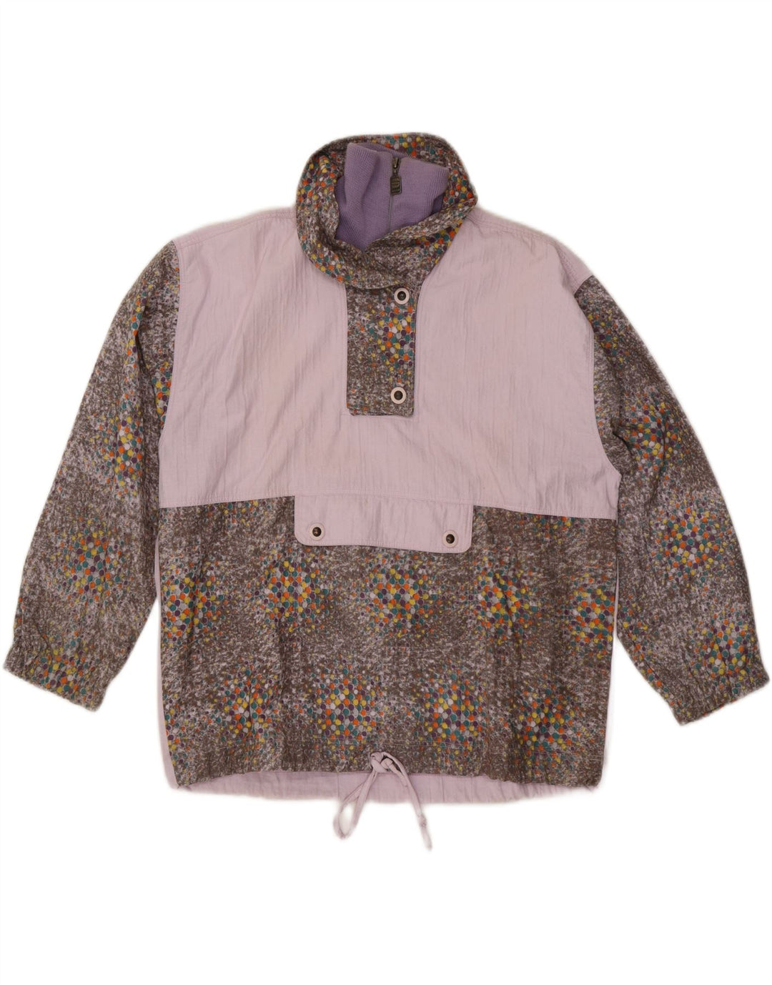 CROSS COUNTRY Womens Anorak Jacket IT 44 Medium Purple Colourblock