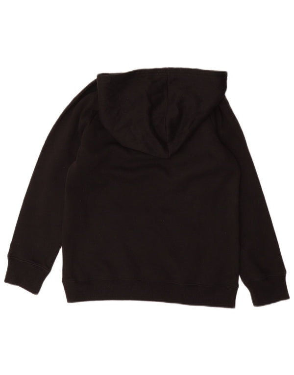 CHAMPION Girls Graphic Hoodie Jumper 11-12 Years Large Black