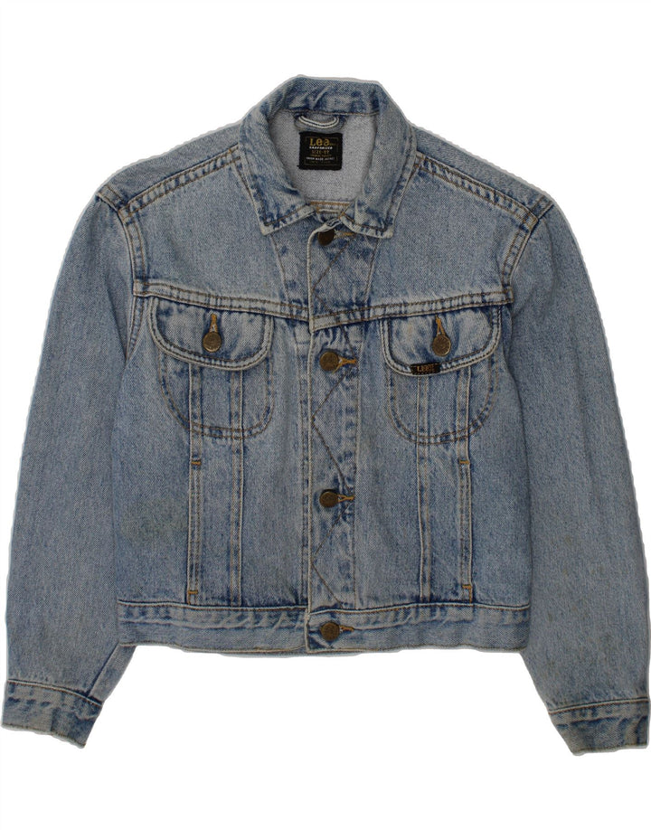 LEE Girls Denim Jacket 7-8 Years Blue Vintage Lee and Second-Hand Lee from Messina Hembry 