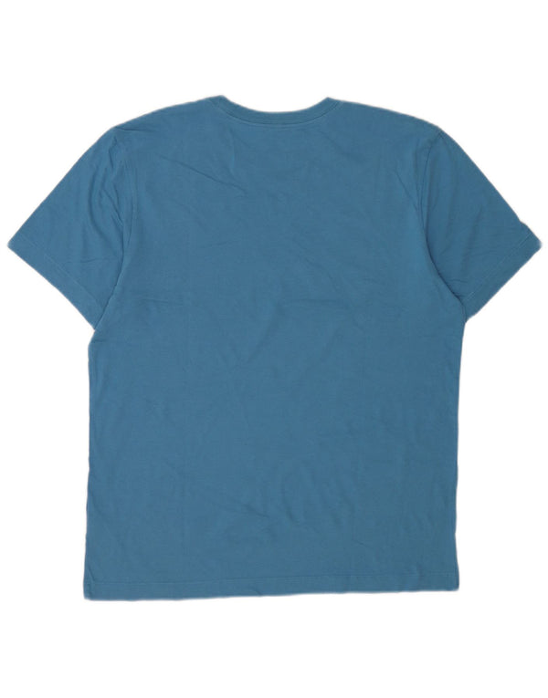 Nike Mens Graphic T-Shirt Top Medium Blue Cotton