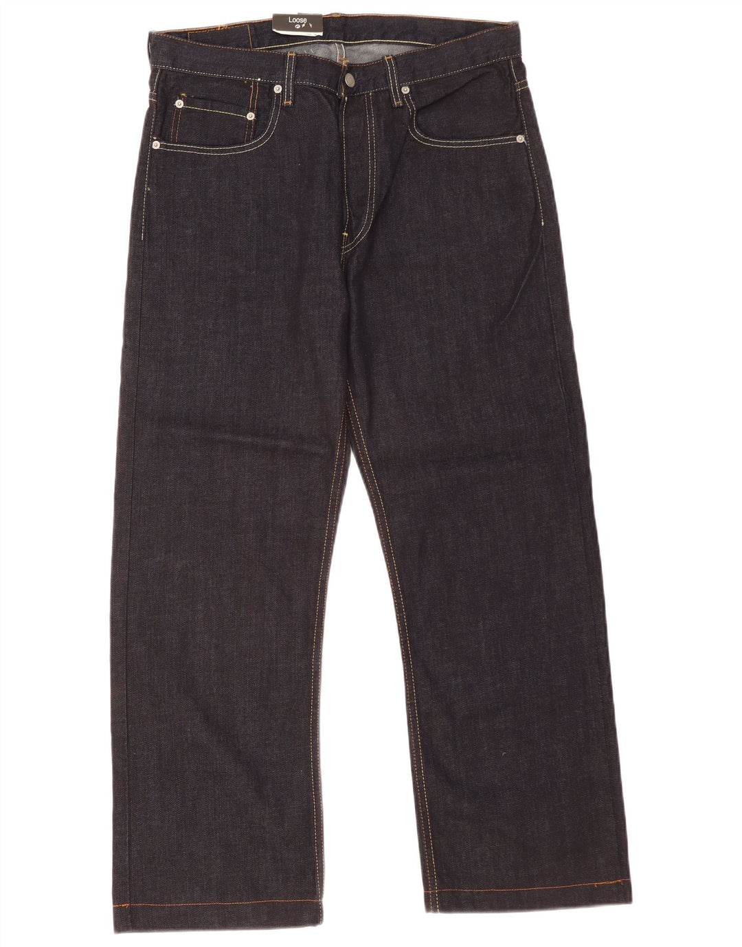 Levi's Mens 758 Loose Jeans W32 L29 Navy Blue Cotton