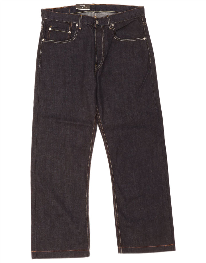 Levi's Mens 758 Loose Jeans W32 L29 Navy Blue Cotton
