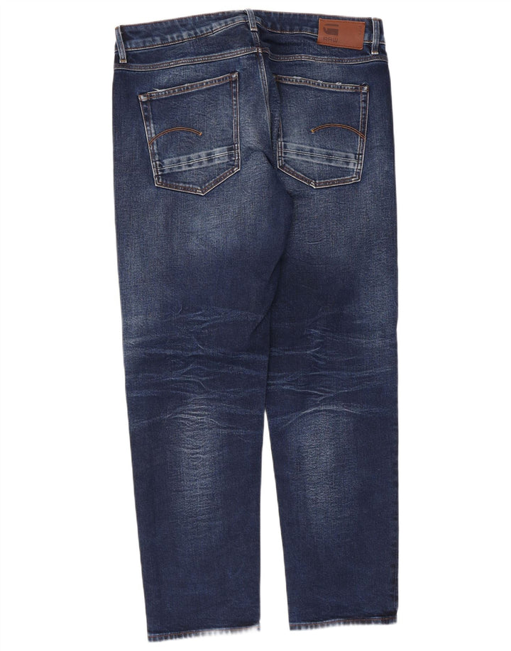 G-Star Womens Straight Jeans W30 L32 Blue Cotton