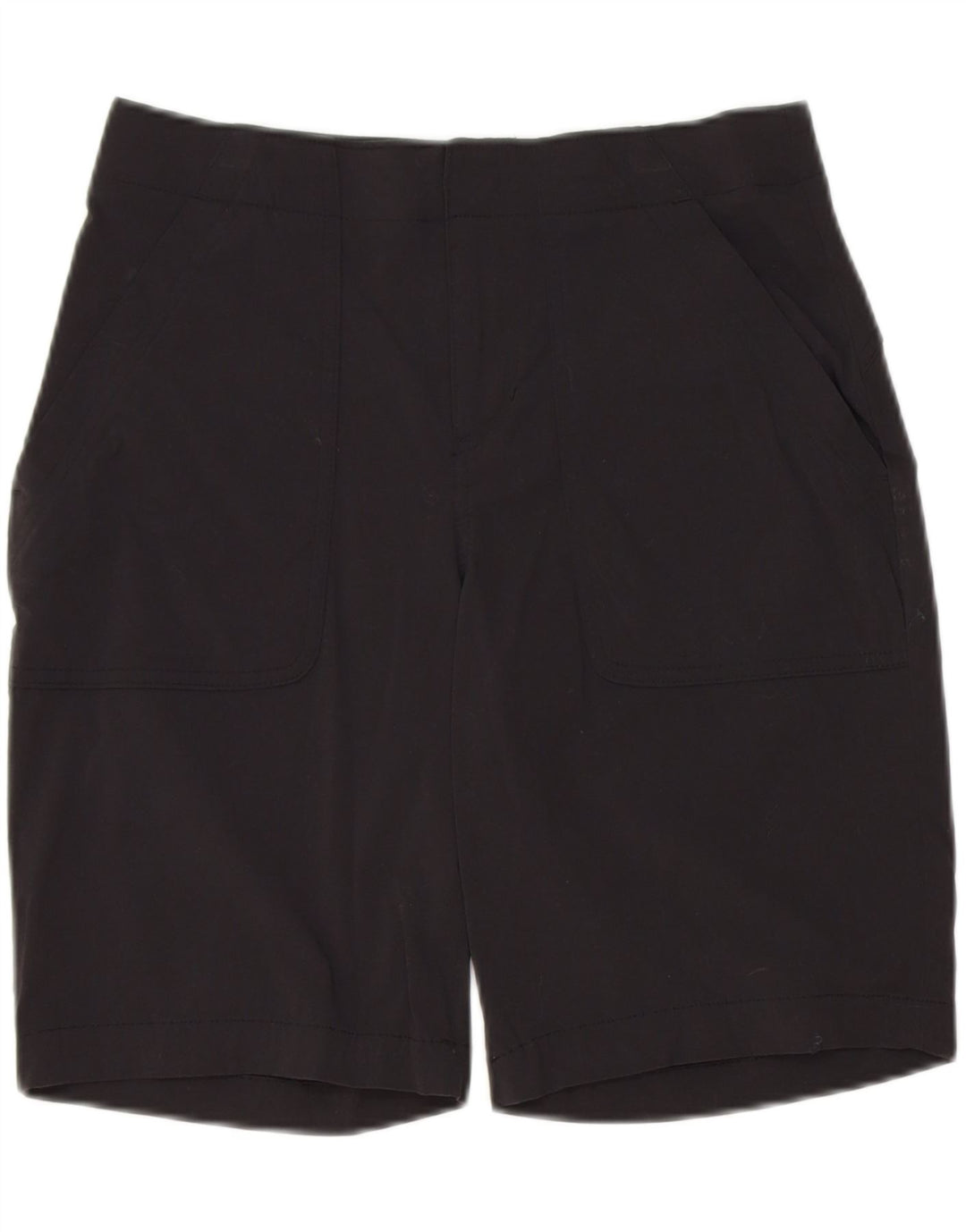 EDDIE BAUER Womens Chino Shorts US 2 XS W22 Black Nylon Vintage Eddie Bauer and Second-Hand Eddie Bauer from Messina Hembry 