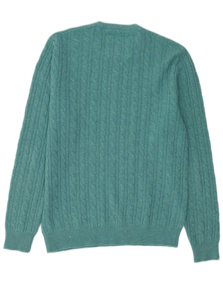 Jack Wills Mens The Marlow Crew Neck Jumper Sweater XL Turquoise