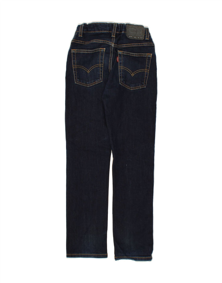 LEVI'S Boys 511 Slim Jeans 9-10 Years W22 L25 Navy Blue Cotton Vintage Levi's and Second-Hand Levi's from Messina Hembry 