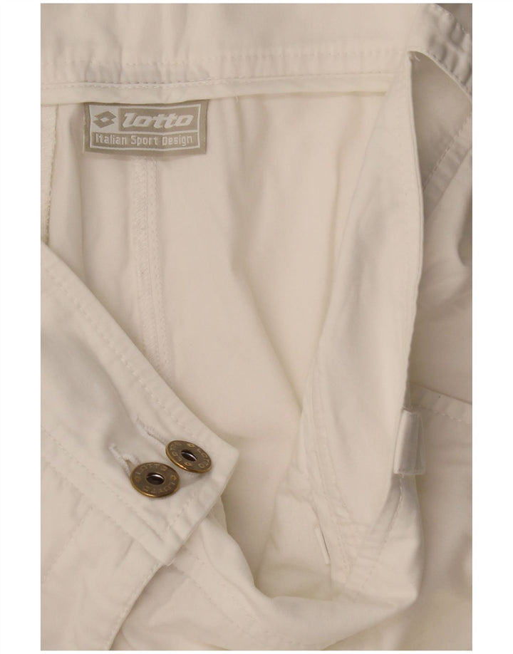 LOTTO Womens Chino Shorts W32 Large White