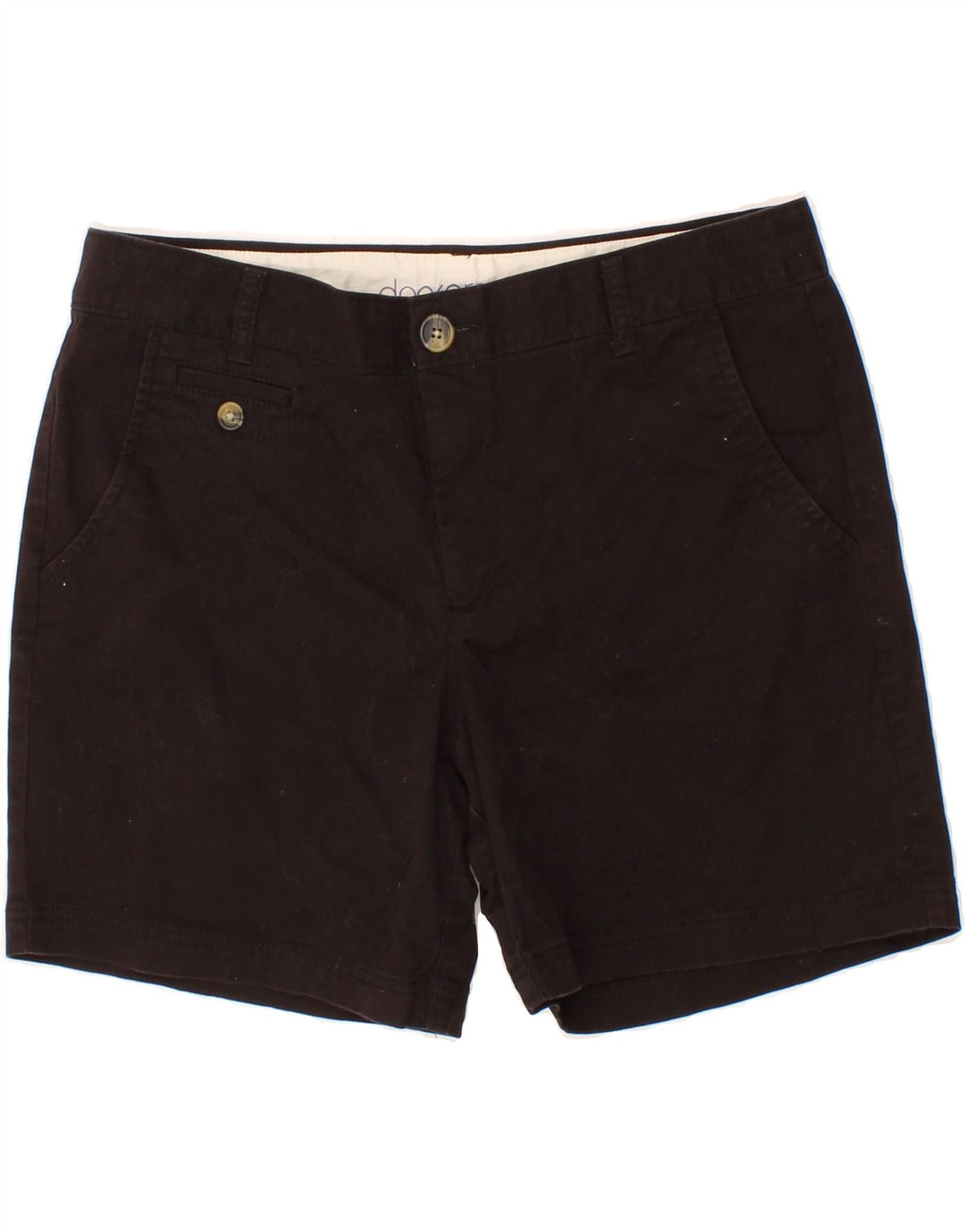 DOCKERS Womens Chino Shorts US 12 Large W34 Black Cotton Vintage Dockers and Second-Hand Dockers from Messina Hembry 