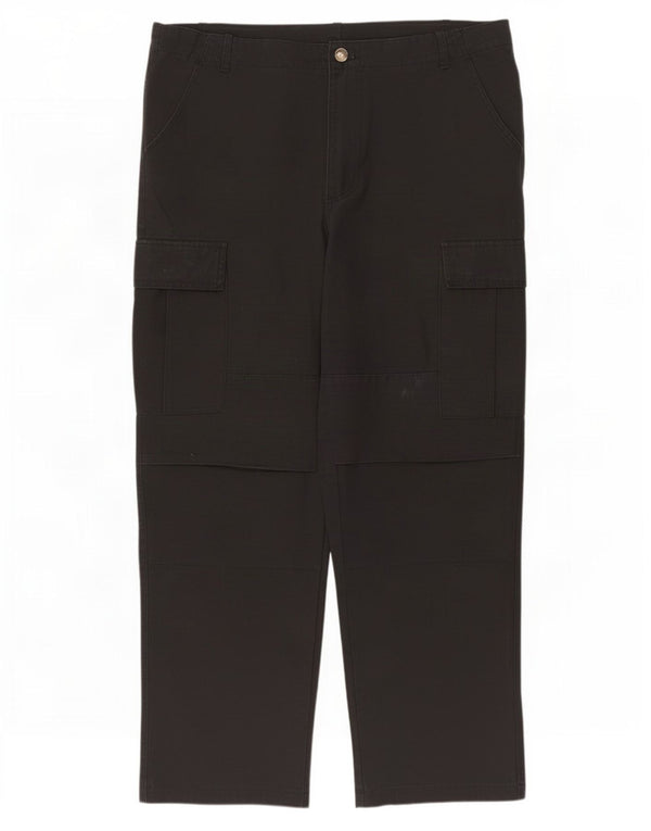 Carhartt Mens Straight Cargo Trousers XL W38 L28 Black Cotton