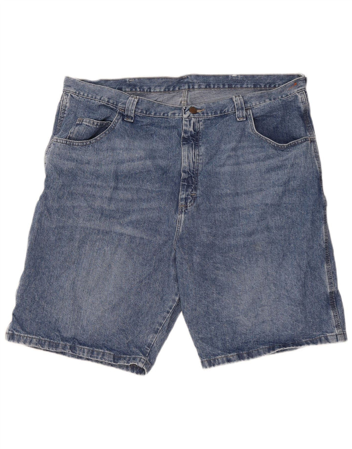 WRANGLER Mens Cargo Denim Shorts W42 2XL Blue Cotton