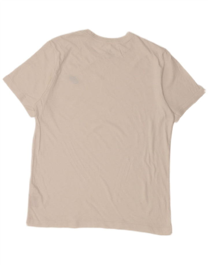 Nike Mens T-Shirt Top Medium White Cotton