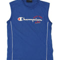 CHAMPION Boys Graphic Vest Top 11-12 Years Large  Blue Cotton | Vintage Champion | Thrift | Second-Hand Champion | Used Clothing | Messina Hembry 