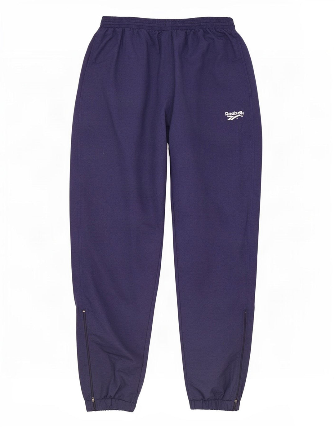 Reebok Mens Tracksuit Trousers Joggers Small Navy Blue Nylon