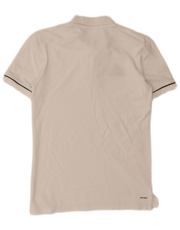 Adidas Mens Polo Shirt Small White