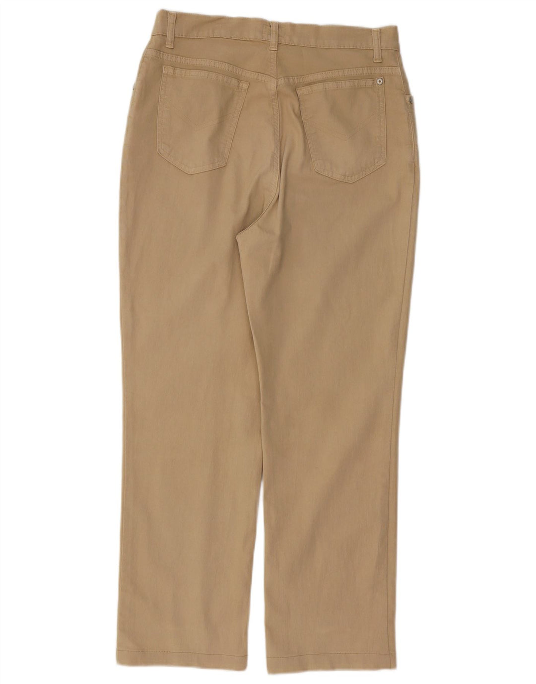 BYBLOS Womens Straight Casual Trousers W31 L25 Beige Cotton