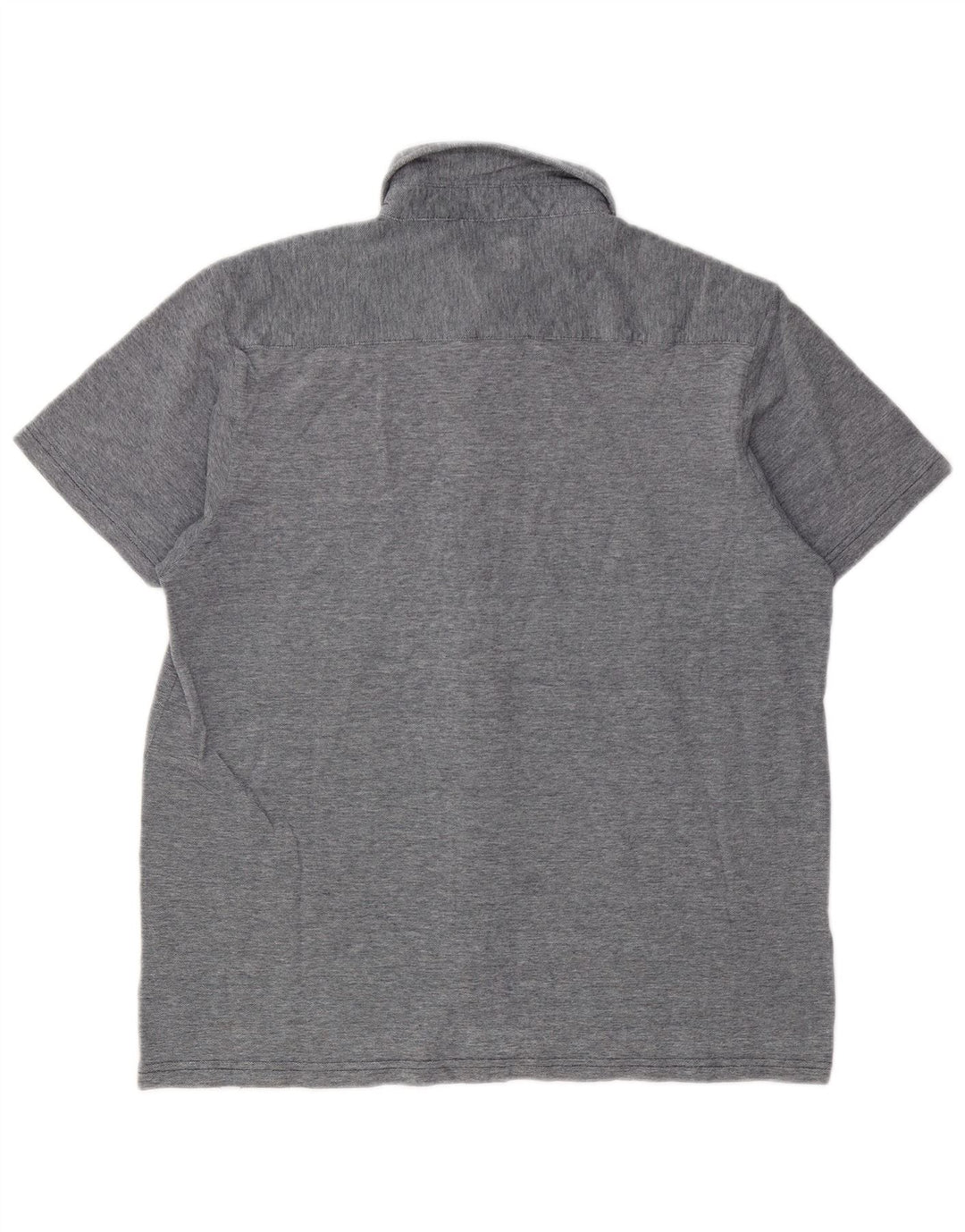 Coveri Mens Short Sleeve Shirt XL Grey Cotton