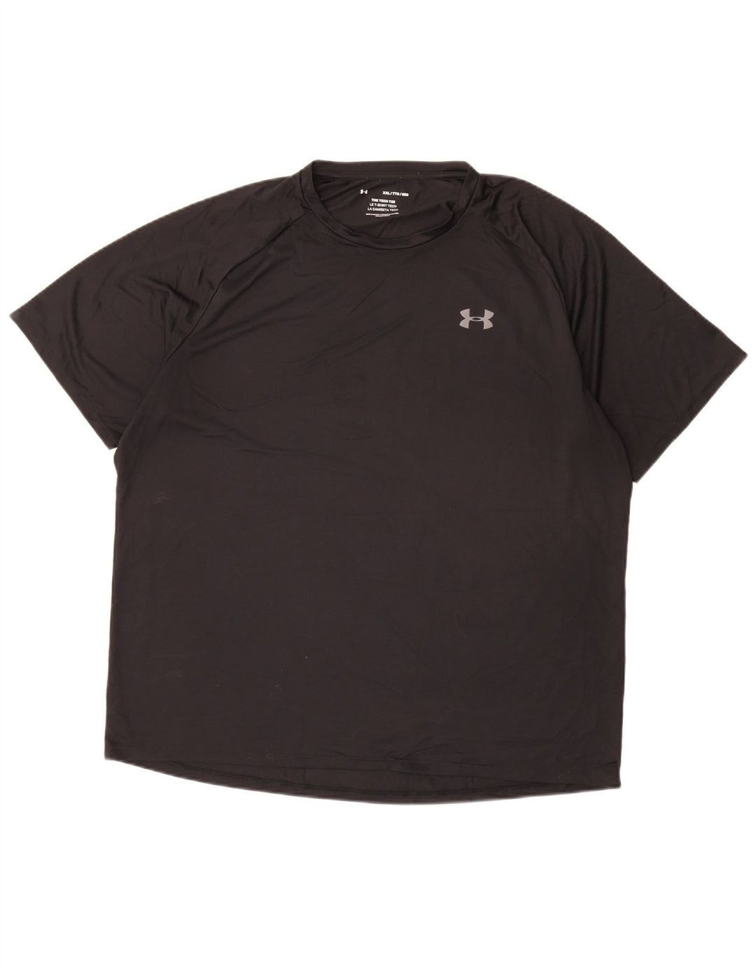 UNDER ARMOUR Mens T-Shirt Top 2XL Black