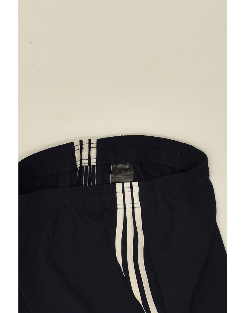 ADIDAS Mens Sport Shorts Small Navy Blue Polyester | Vintage Adidas | Thrift | Second-Hand Adidas | Used Clothing | Messina Hembry 