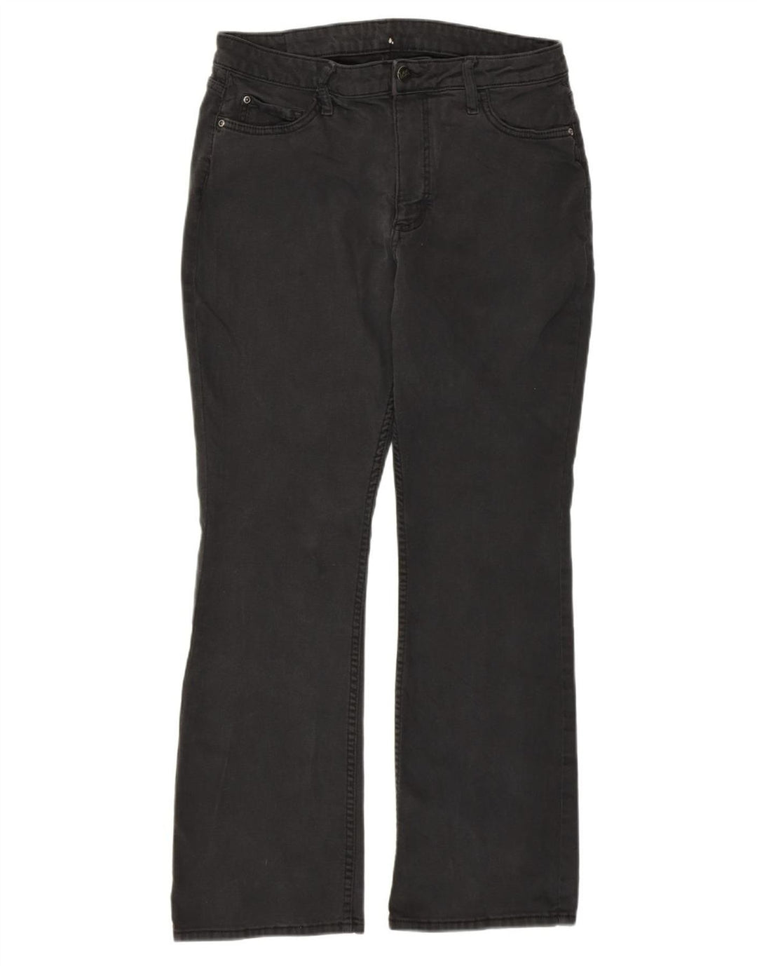 Lee Womens Bootcut Jeans UK 14 XL W36 L28 Grey Cotton