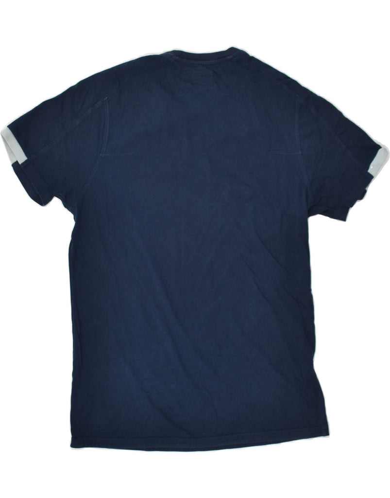 UMBRO Mens T-Shirt Top Medium Navy Blue Cotton | Vintage Umbro | Thrift | Second-Hand Umbro | Used Clothing | Messina Hembry 