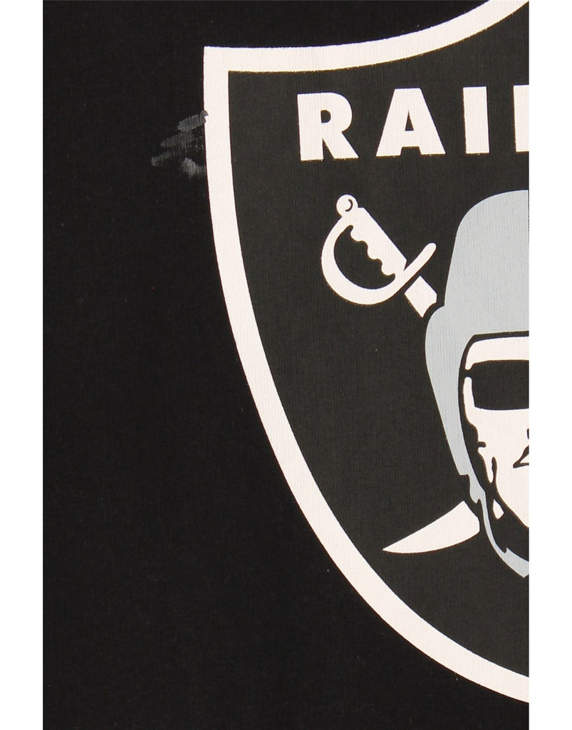 NFL Mens Raiders Graphic Sweatshirt Jumper XL Black Cotton Vintage NFL and Second-Hand NFL from Messina Hembry 