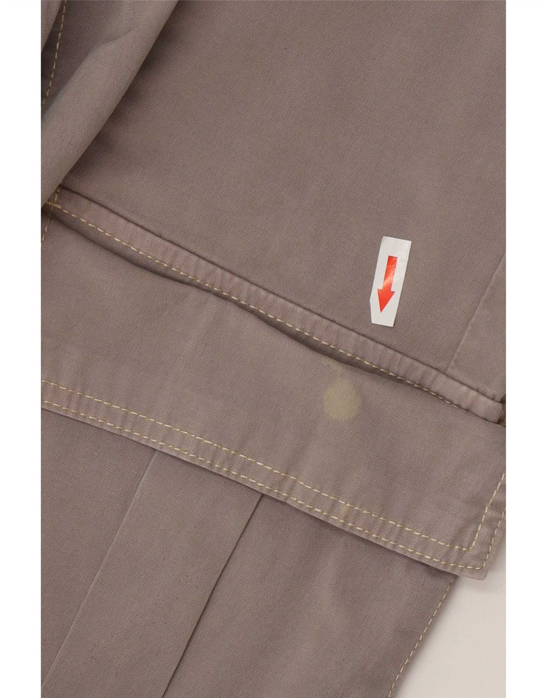 Zara Womens Straight Cargo Trousers EU 38 Small W28 L28 Grey