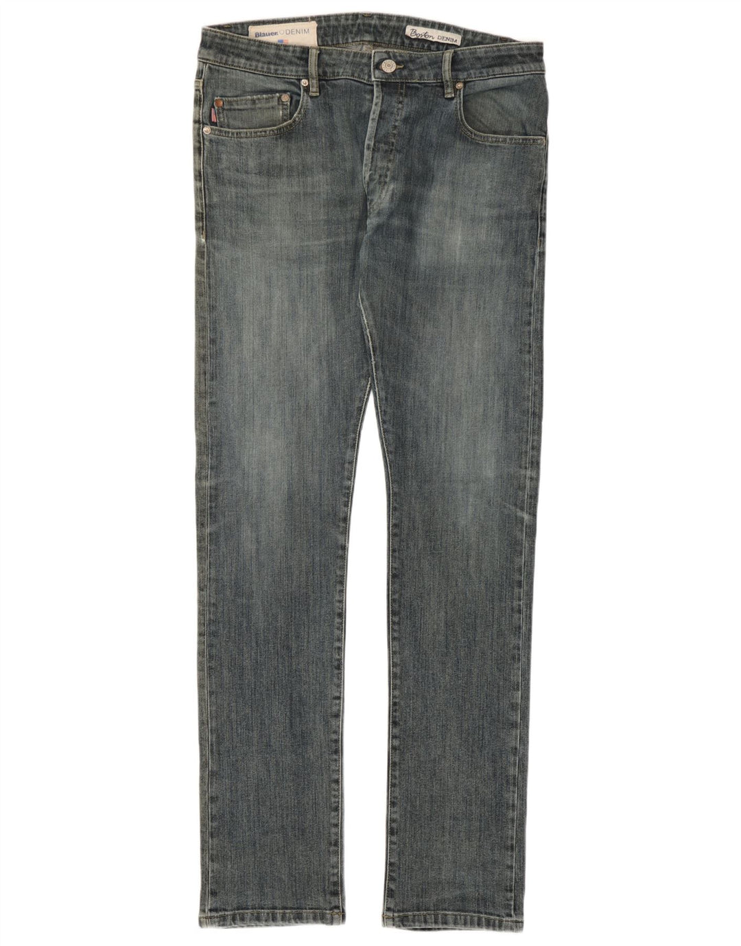Blauer Mens Slim Jeans W34 L34 Blue Cotton