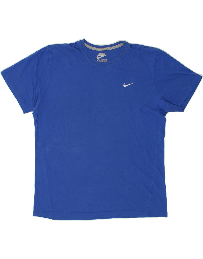 NIKE Mens Regular Fit T-Shirt Top XL Blue Cotton Vintage Nike and Second-Hand Nike from Messina Hembry 