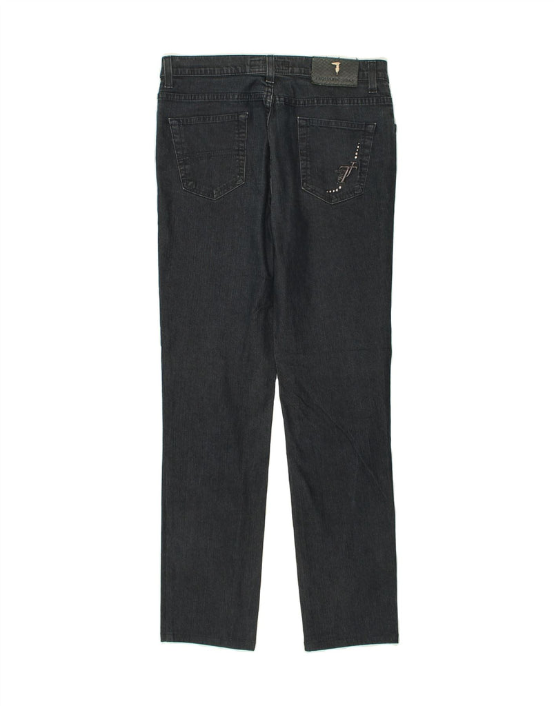 TRUSSARDI Womens Slim Jeans W29 L29 Navy Blue Cotton | Vintage Trussardi | Thrift | Second-Hand Trussardi | Used Clothing | Messina Hembry 