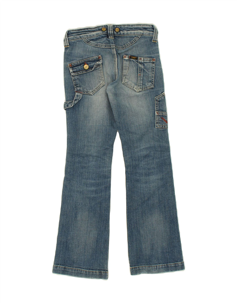 LEE Boys Bootcut Jeans 8-9 Years W24 L26  Blue Cotton | Vintage Lee | Thrift | Second-Hand Lee | Used Clothing | Messina Hembry 