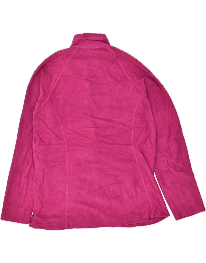 EDDIE BAUER Womens Fleece Jacket UK 20 2XL Pink Polyester | Vintage Eddie Bauer | Thrift | Second-Hand Eddie Bauer | Used Clothing | Messina Hembry 