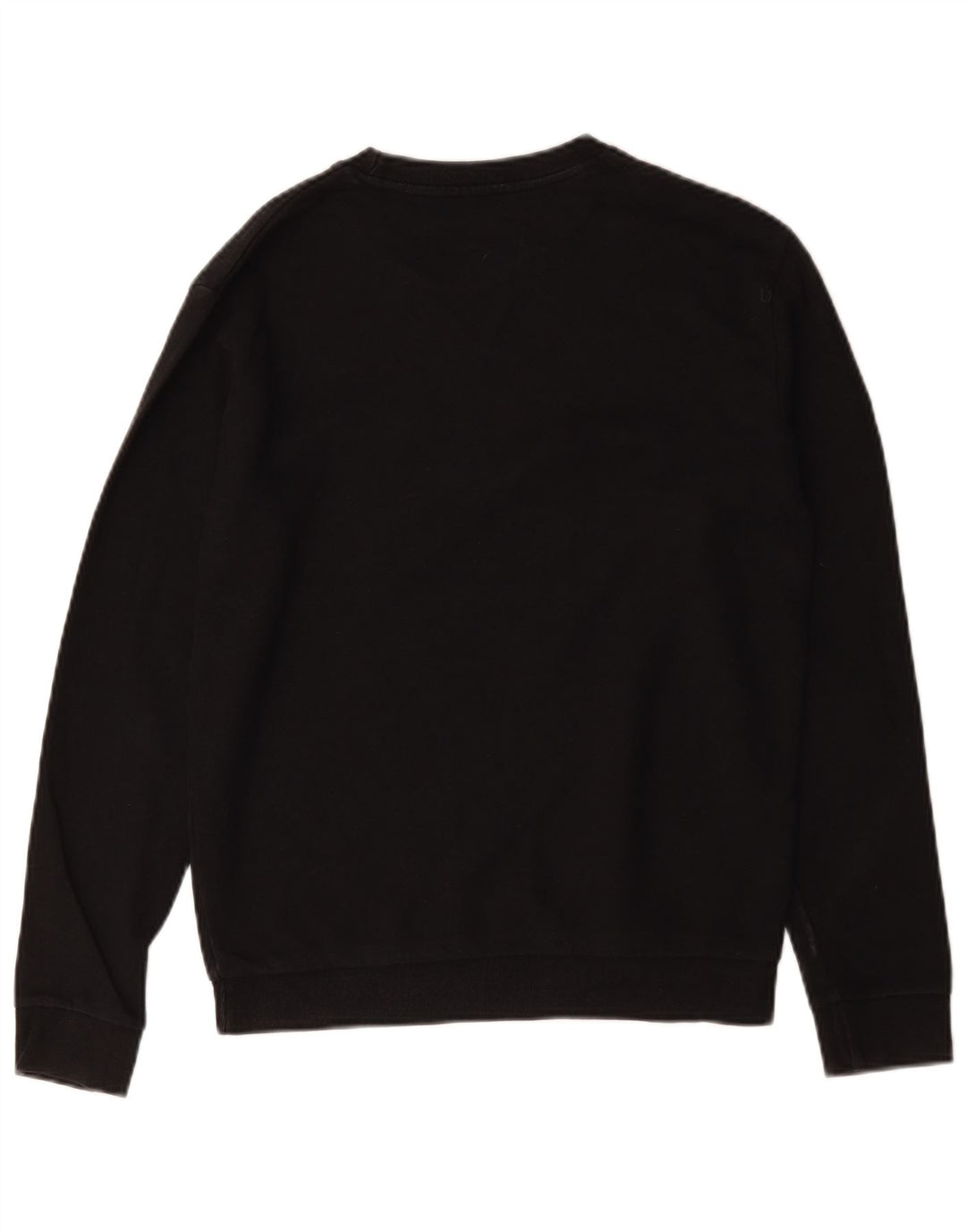 Zara Mens Sweatshirt Jumper Small Black Cotton