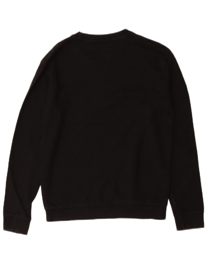 Zara Mens Sweatshirt Jumper Small Black Cotton