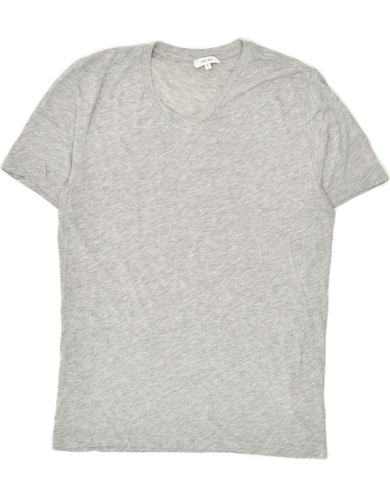 REISS Mens T-Shirt Top Small Grey Cotton | Vintage Reiss | Thrift | Second-Hand Reiss | Used Clothing | Messina Hembry 