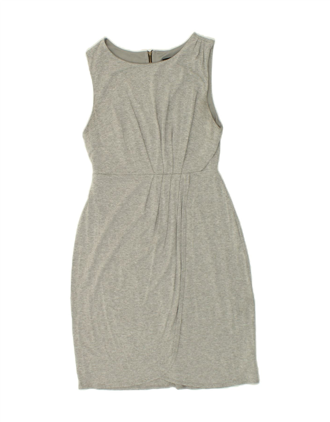 MOSSIMO Womens Stretch Sleeveless Sheath Dress UK 4 XS Grey Rayon Vintage Mossimo and Second-Hand Mossimo from Messina Hembry 