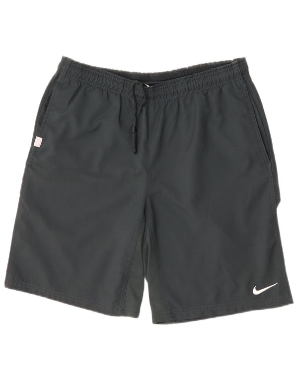 Nike Mens Dri Fit Sport Shorts Small  Grey Polyester