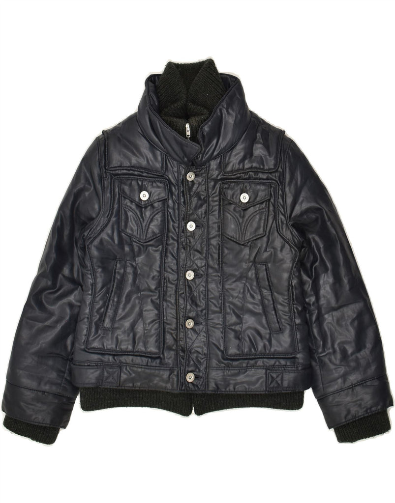 DOLCE & GABBANA Boys Windbreaker Jacket 7-8 Years Navy Blue Polyester | Vintage Dolce & Gabbana | Thrift | Second-Hand Dolce & Gabbana | Used Clothing | Messina Hembry 