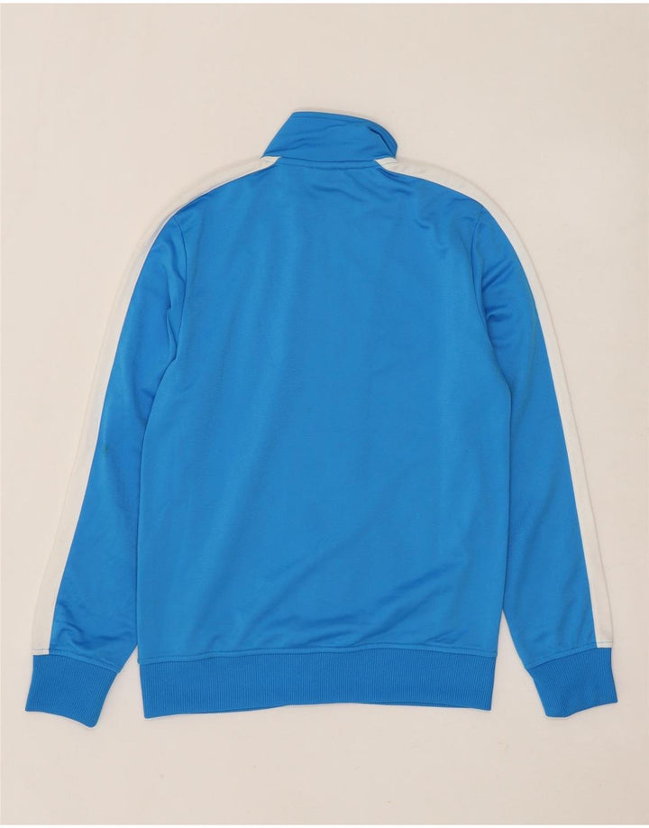 Puma Boys Tracksuit Top Jacket 13-14 Years Blue Colourblock Polyester